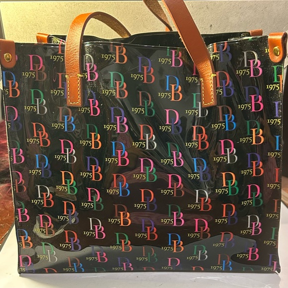 Dooney & Bourke Handbags - Dooney & Bourke Jelly Colorful Monogram Tote Bag